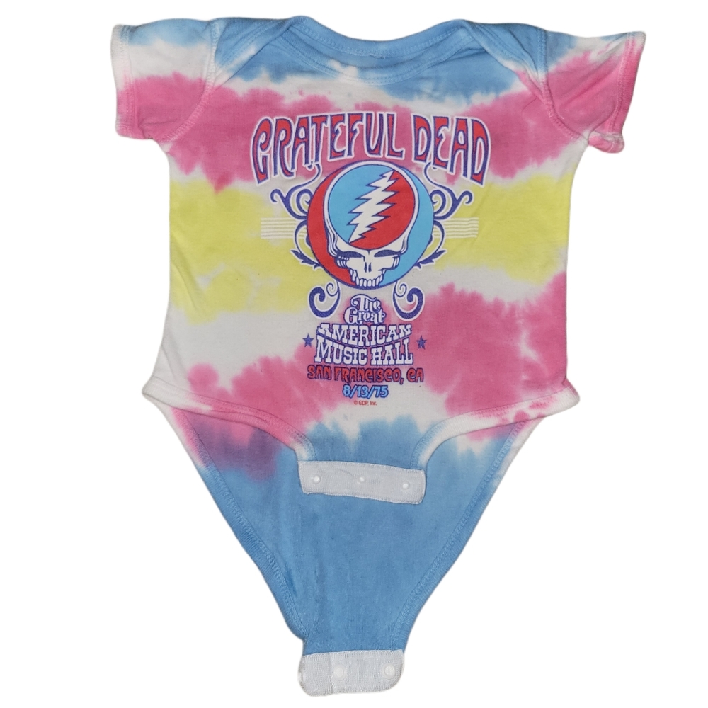 Liquid Blue - Grateful Dead San Francisco 1975 Tour - Baby 6-9month Onesie